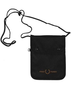 Fred Perry Classic Logo Pouch Cotton - Black