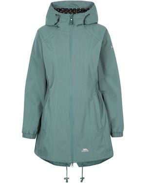 Trespass Ladies Waterproof Shell Jacket (Spruce) - Blue
