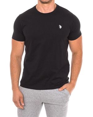 U.s Polo Short Sleeve T-Shirt 66894 - Black