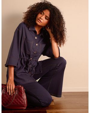 Blue Vanilla Denim Shirt Jacket - Blue