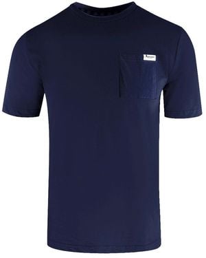 Aquascutum Active Small Pocket T-Shirt Cotton - Blue