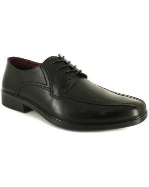 Business Class Everyday Wear Leisure Shoes Tie Upsoccasionwear Gentlemans Pu - Black