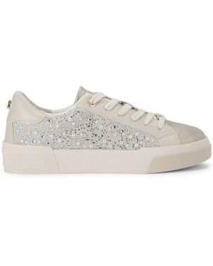 Carvela Kurt Geiger Santiana Jewel Trainer Trainers - Grey