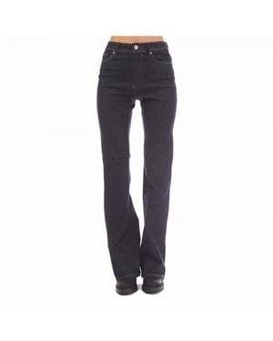 ONLY Womenss Wauw High Waist Flared Jeans - Blue