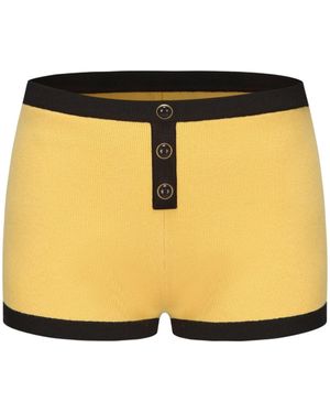 Nana Jacqueline Eliza Knit Shorts - Yellow