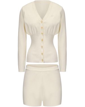 Nana Jacqueline Naomi Knit Set - Natural