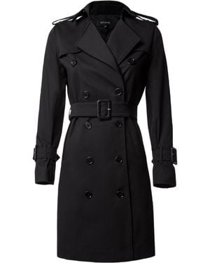 Divalo Vlad Trench Coat - Black