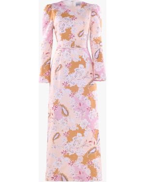 Justin Tong Hazel Maxi Dress - Pink