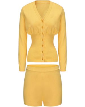 Nana Jacqueline Naomi Knit Set - Yellow