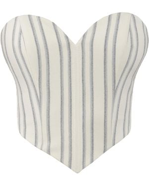 Vestiaire d'un Oiseau Libre Merino Corset - White