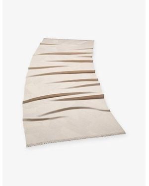 BVLGARI Logo Cashmere Stole Scarf - Natural