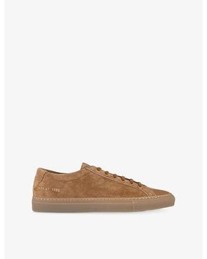 Common Projects Achilles Premium Suede Trainers - Brown