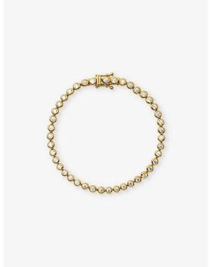 Missoma Tennis Round 18Ct- Vermeil Plated Sterling- And Cubic Zirconia Bracelet - Metallic