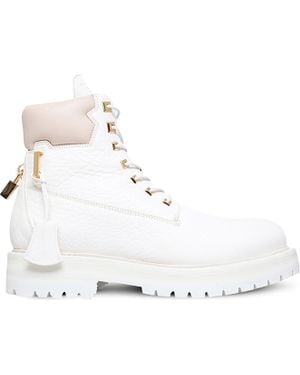 Buscemi Site Leather Boots - White