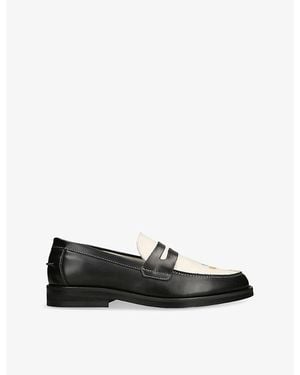 Duke & Dexter Disney Donald Duck Leather Loafers - Black