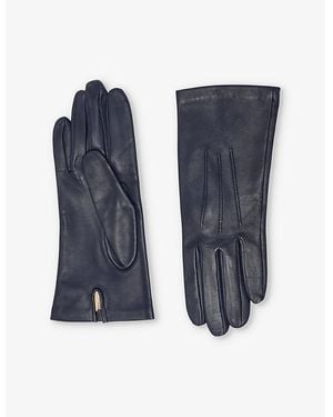 Dents Felicity Leather Gloves - Blue