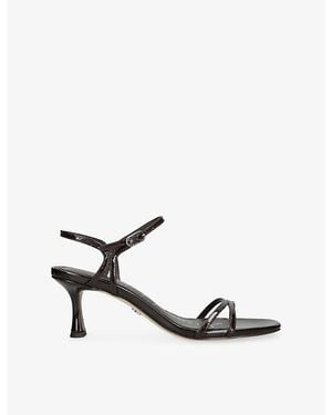 Sam Edelman Presley Leather Heeled Sandals - White