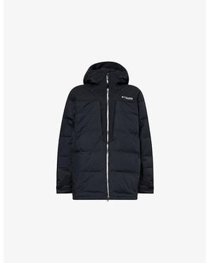 Columbia Glacier Ridge Down Waterproof Shell-Down Ski Jacket - Blue