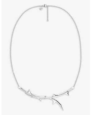 Shaun Leane Rose Thorn Sterling- Necklace - Metallic