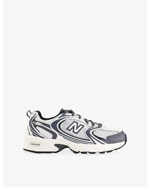 New Balance Mr530 Leather And Mesh Sneakers - White