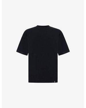 BOGGI S-Cafè Relaxed-Fit Stretch Cotton-Blend T-Shirt - Blue