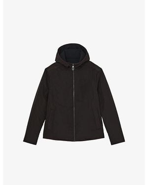 Reiss Devonay Reversible Hooded Puffer Jacket - Black