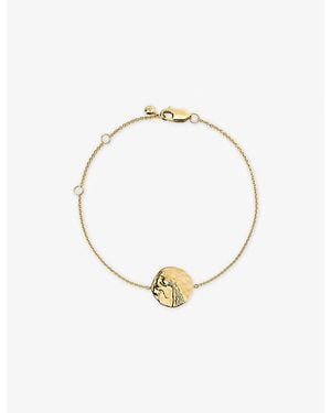 Monica Vinader Cancer Zodiac 18Ct Vermeil-Plated Sterling Chain Bracelet - Metallic
