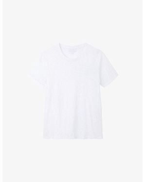 The White Company The Perfect Regular-Fit Cotton T-Shirt - White