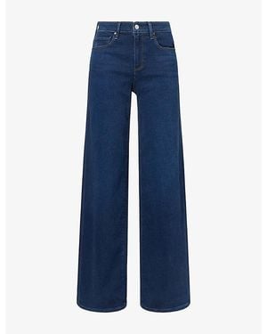 PAIGE Tatum Wide-Leg Denim Jeans - Blue