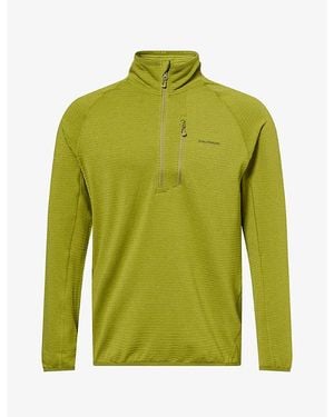 Salomon Essential Half-Zip Woven Top - Green