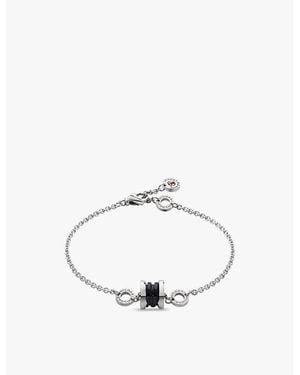 BVLGARI Save The Children Sterling- And Ceramic Chain Bracelet - Metallic