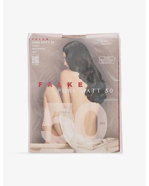 FALKE Pure Matt Semi-Opaque 50 Denier Tights - Gray