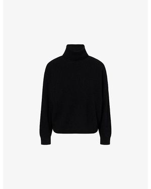 PAIGE Aria Roll-Neck Cashmere Jumper - Black