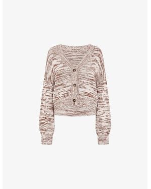 OMNES Hopper Relaxed-Fit Cotton-Knit Cardigan - Pink