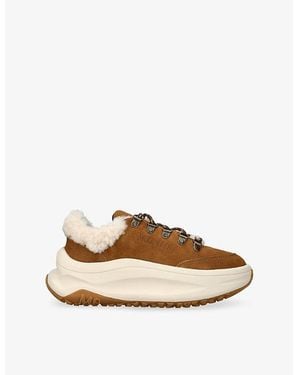 Moon Boot Moon247 Suede Trainers - Natural