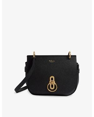 Mulberry Amberley Small Leather Satchel Bag - Black
