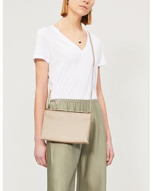 Vince V-neck Cotton-jersey T-shirt - White