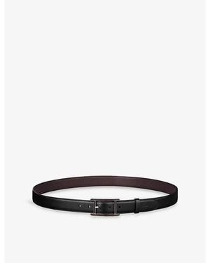 Cartier Tank De Leather Belt - Black