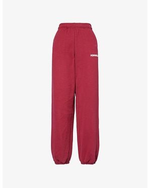 ADANOLA Logo-Embroidered Cotton-Jersey Jogging Bottoms
