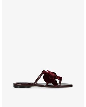 Zimmermann Orchid Leather Sandals - Brown