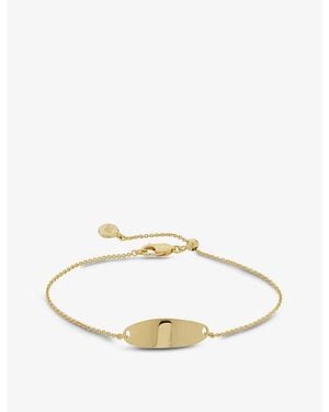 Monica Vinader Nura 18Ct-Plated Vermeil Sterling- Bracelet - Metallic