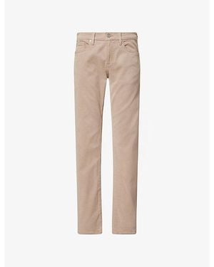 FRAME L'Homme Slim Stretch-Denim Jeans - Natural