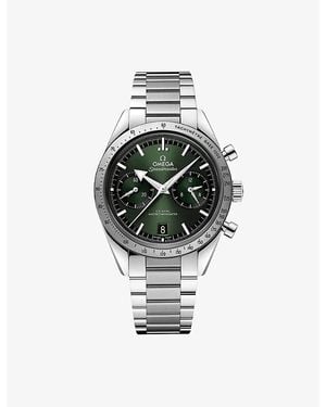 Omega Speedmaster '57 Stainless-Steel Manual Watch 40.5Mm - Green