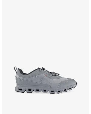 On Shoes Cloud 6 Geo Waterproof Woven Trainers - Grey