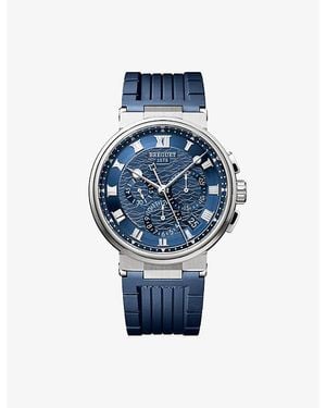 Breguet Marine Chronograph 5527 18Ct- Automatic Watch 42.3Mm - Blue