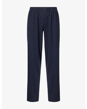 Raith Johan Relaxed-Fit Woven Trousers - Blue