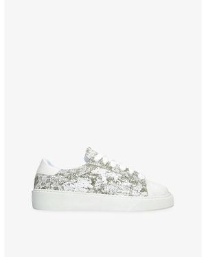 NUMERIS Eclipse Leather Sneakers - White