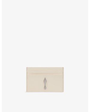 Christian Louboutin Bettina Leather Card Holder - White