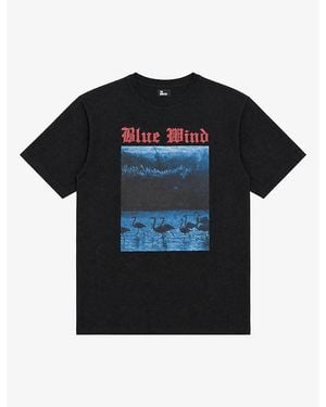 The Kooples Wind Graphic-Print Cotton-Jersey T-Shirt - Black