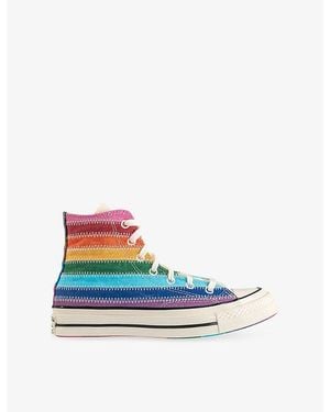 Converse All Star Hi 70 Canvas High-Top Sneakers - Blue